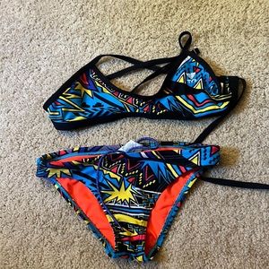 TYR tie back two piece training suit